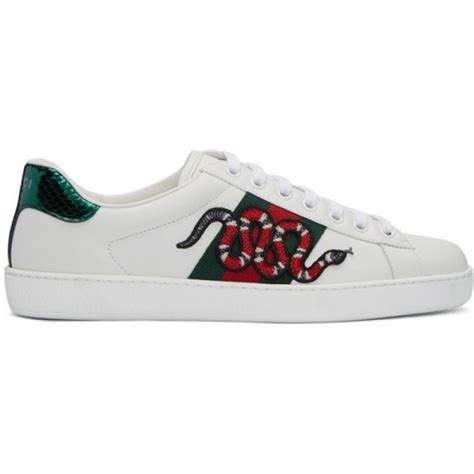 gucci shoes snake imprint black